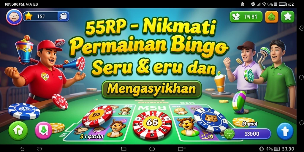 Tampilan menarik dari gameplay Bingo 55RP yang memikat.