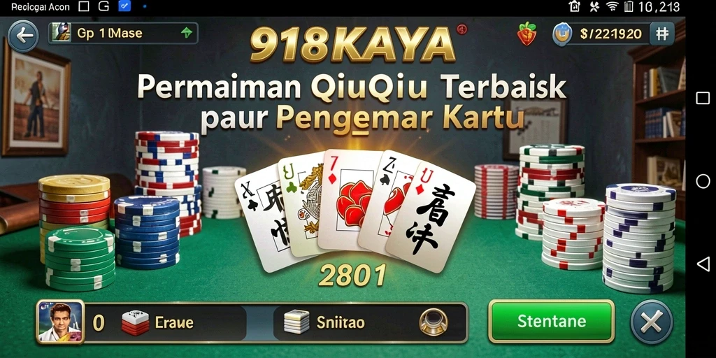Tampilan gameplay QiuQiu di 918KAYA yang menarik.