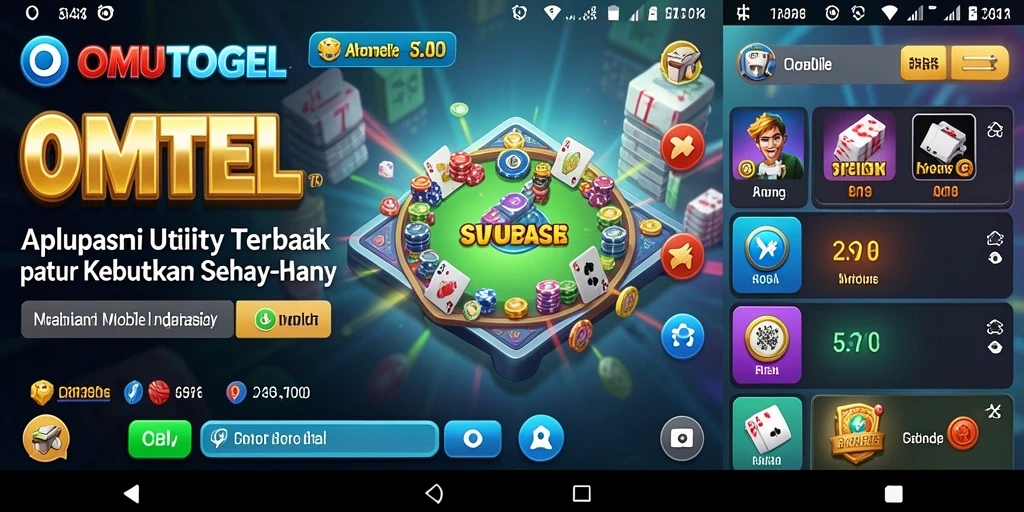 Tampilan antarmuka pengguna aplikasi OMUTOGEL yang intuitif dan jelas.