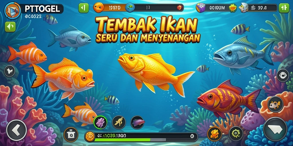Gameplay seru Tembak Ikan di PTTOGEL.