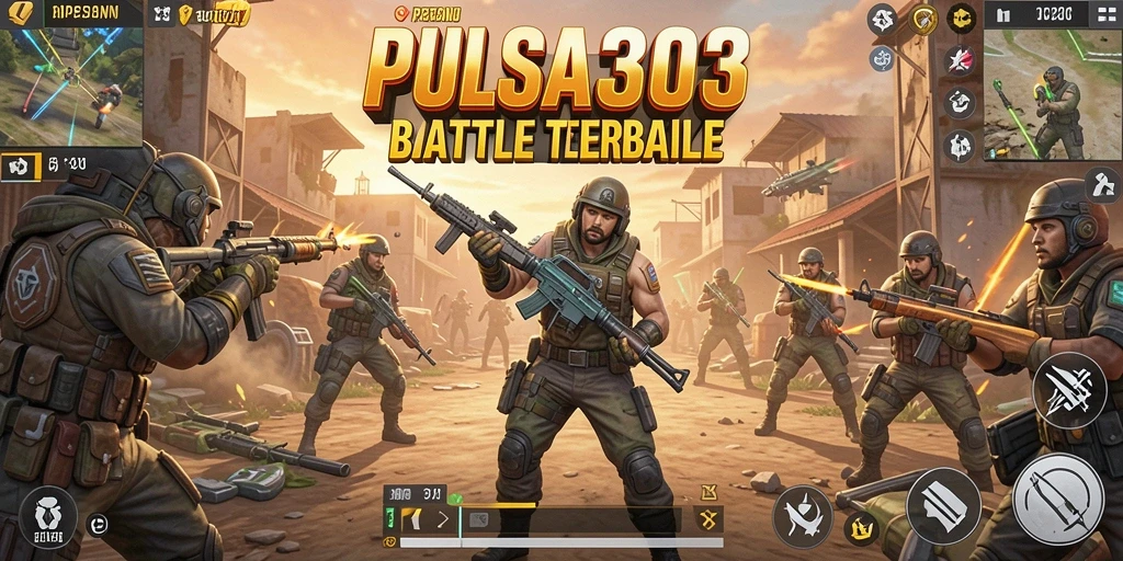 Gameplay seru dari PULSA303 dalam aksi Battle Royale.