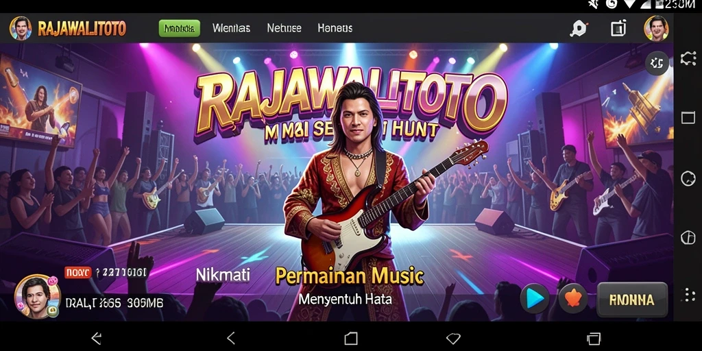 Tampilan gameplay yang seru dan interaktif dari RAJAWALITOTO.