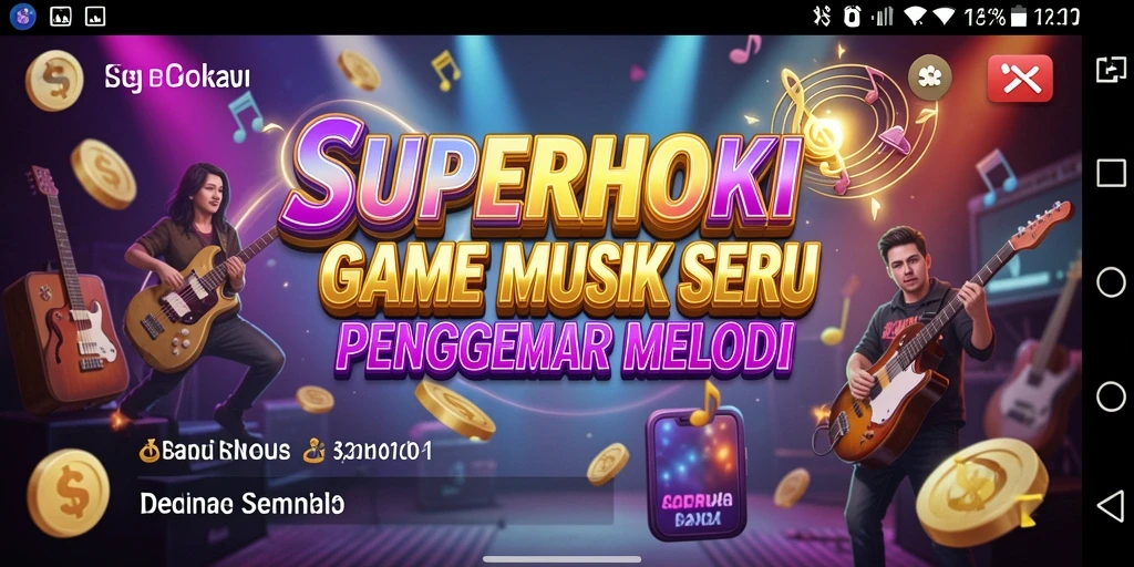 Tampilan gameplay SUPERHOKI yang seru dan interaktif.