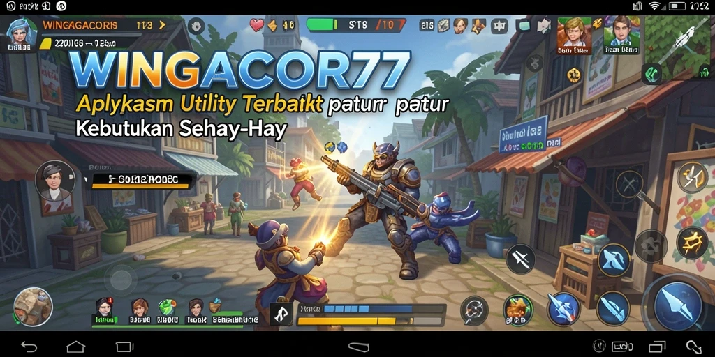 Tampilan antarmuka aplikasi WINGACOR77 yang modern dan mudah digunakan.
